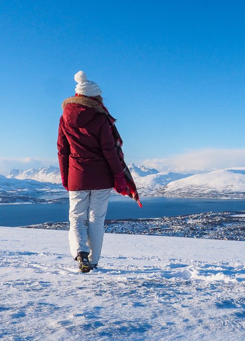 Winterbekleidung für ein Urlaub in Tromsö im Winter
