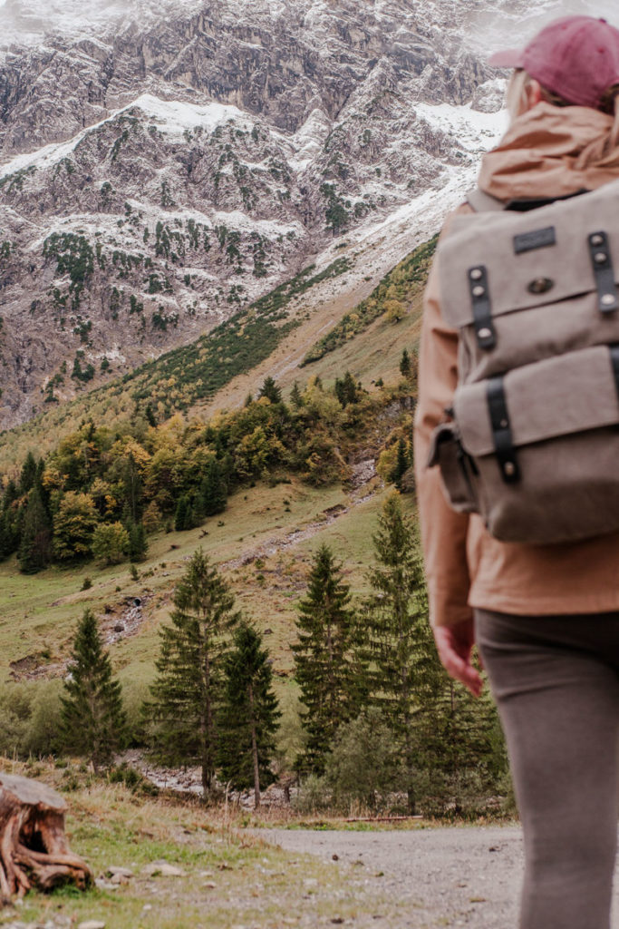 Das Gemsteltal im Herbst – ein ruhiger Ort zum Entspannen und Fotografieren im Kleinwalsertal.