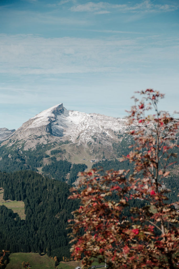 Bei einer Wanderung von der Gipfelstation Kanzelwand über die Alpe Kuhgehren bis ins Tal erlebst du den Herbst im Kleinwalsertal von seiner traumhaften Seite.
