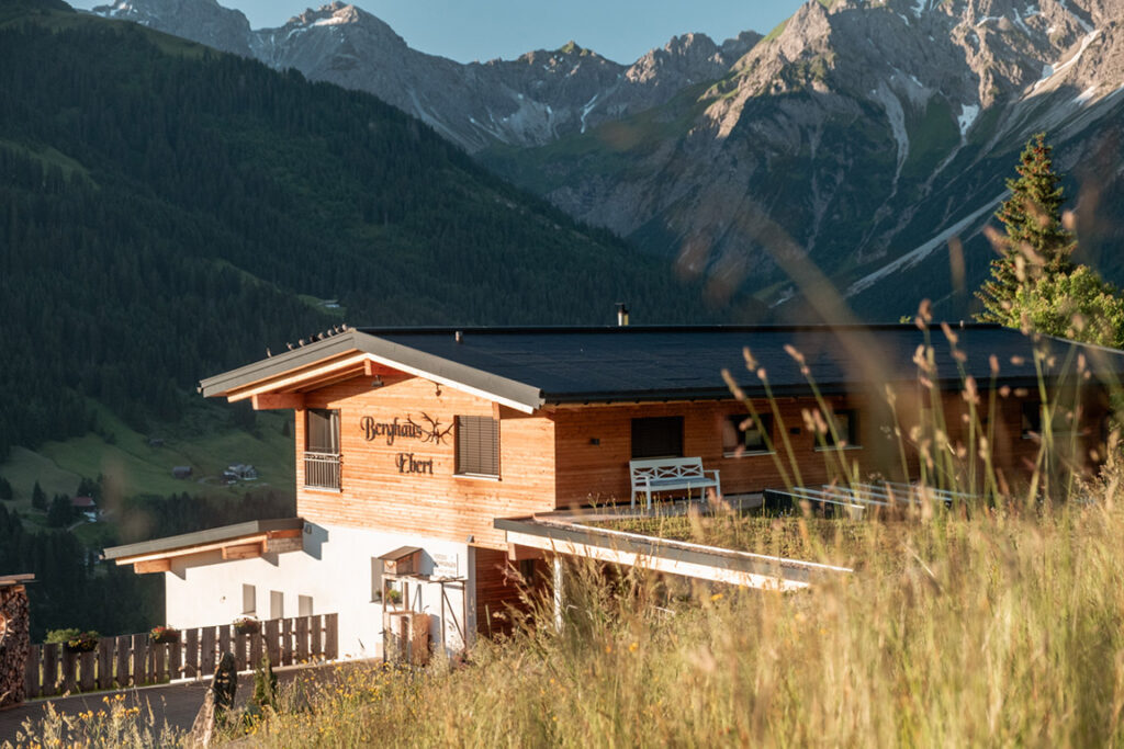 Unterkunft mit Appartments in den Bergen