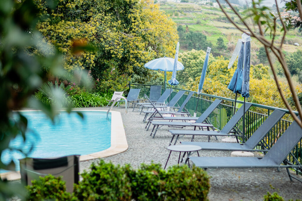 Pool eines Boutique Hotels auf Madeira